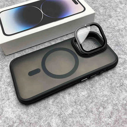 Magnetic Matte Clear Phone Case With Glass Camera Protection 1