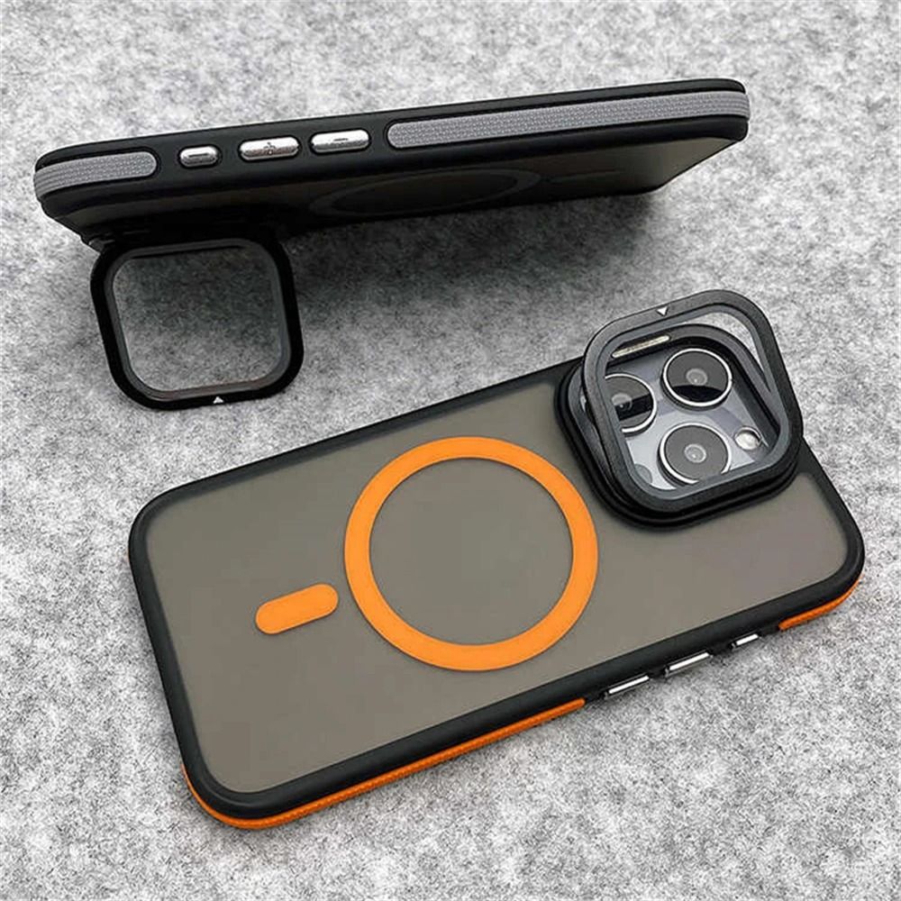 Magnetic Matte Clear Phone Case With Glass Camera Protection 4