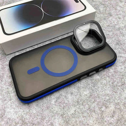 Magnetic Matte Clear Phone Case With Glass Camera Protection 8