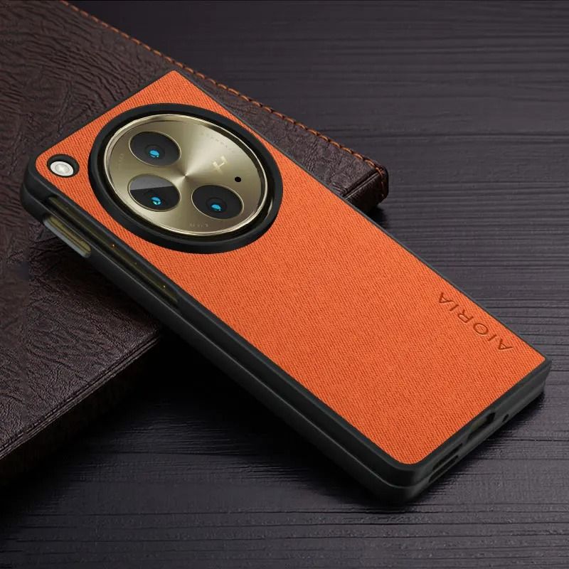 Textile Leather Soft Phone Case For Foldable Phones 8