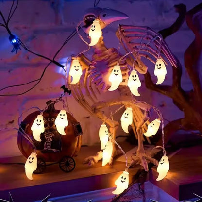 GhostGlow 3 M  20LED Battery Halloween Ghost String Lights 1