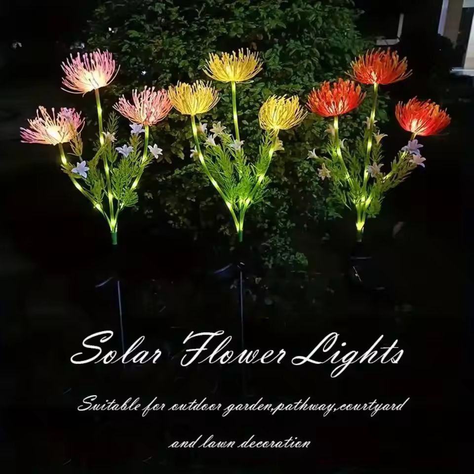 SolarGlow Solar Flower Lights  Decorative Outdoor LED Garden Lights 1