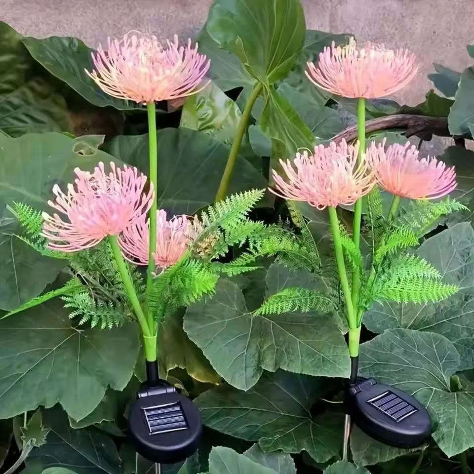 SolarGlow Solar Flower Lights  Decorative Outdoor LED Garden Lights 4
