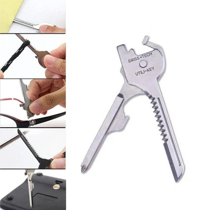 Key Shape Mini Multi Tool Pocket Utility Knife And Screwdriver 1
