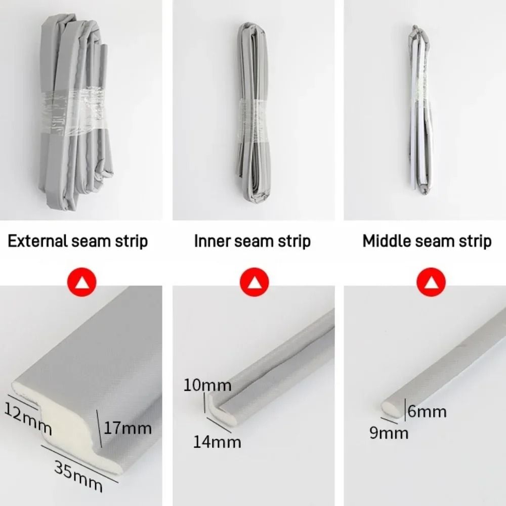 1 Set Z Shaped Window Sealing Strip For Sliding Windows And Doors 5