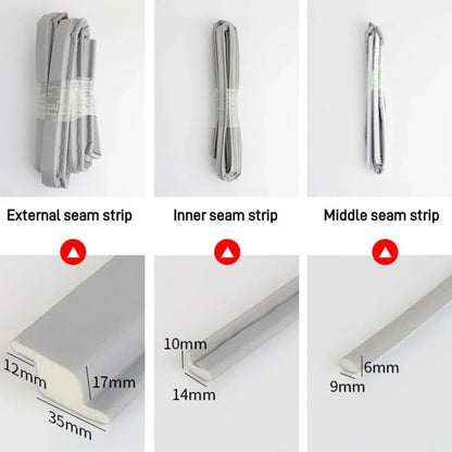 1 Set Z Shaped Window Sealing Strip For Sliding Windows And Doors 5