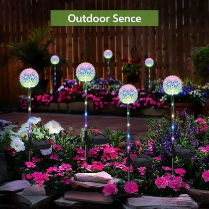 GardenGlow Dandelion Solar LED Lights  Waterproof Outdoor Solar Garden Lights 4