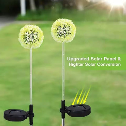 GardenGlow Dandelion Solar LED Lights  Waterproof Outdoor Solar Garden Lights 5