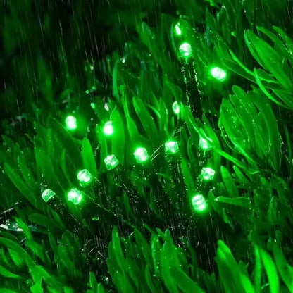 SolarGlow Green Solar String Lights  Waterproof Outdoor Decoration For Garden Patio  Parties 1
