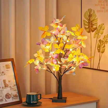 Elegant Birch Butterfly Tree Lamp 24LED Decorative Light For Cozy Home  Holiday Decor 7