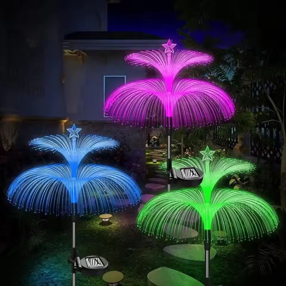 SolarGlow 7-Color Jellyfish Garden Light
