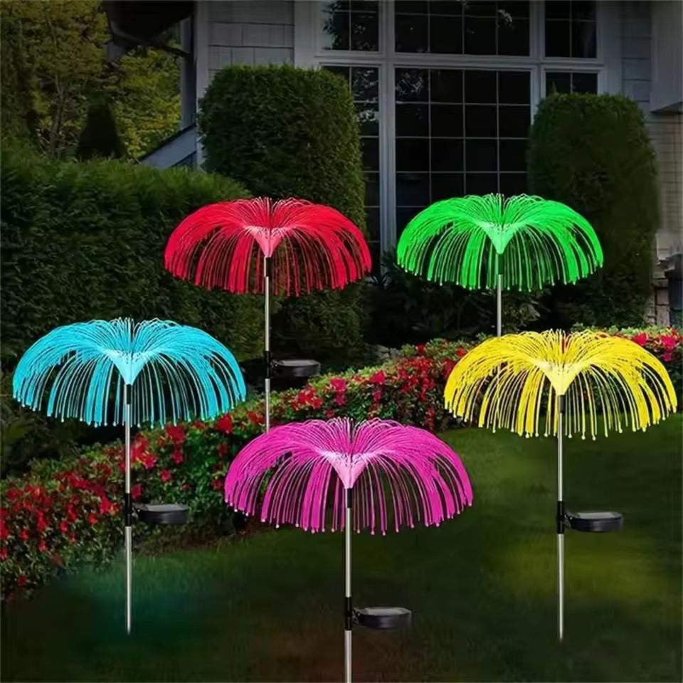 SolarGlow 7Color Jellyfish Garden Light 1