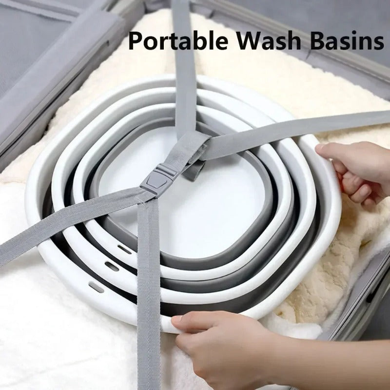 Portable Sink Collapsible Washing Basin For Laundry Bathing Adults  Babies 3