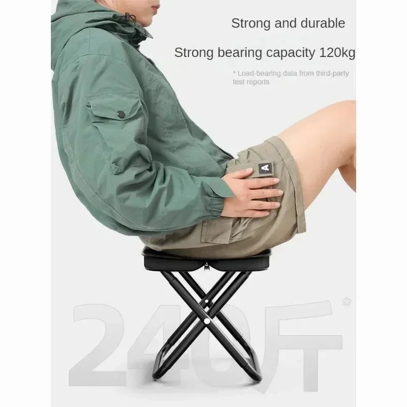 Multifunctional Picnic Camping Folding Chair Outdoor Folding Portable Fishing Chair Small Stool For 2