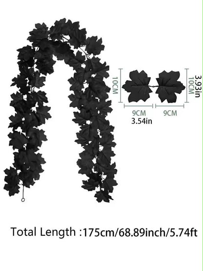 Harvest Glow Maple  Fruit Vine Garland 8
