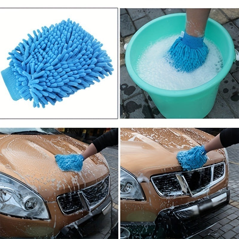 Multi-functional Car Cleaning Gloves, Rag Tools for Washing