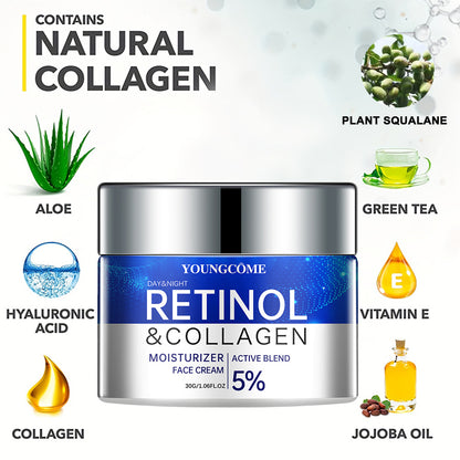 Retinol Serum Combo Set, Smoothes Wrinkles, Increases Elasticity