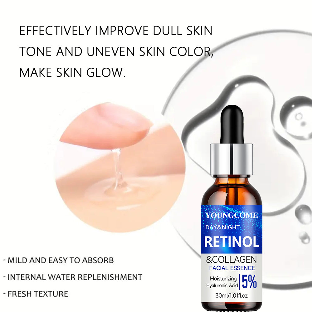 Retinol Serum Combo Set, Smoothes Wrinkles, Increases Elasticity