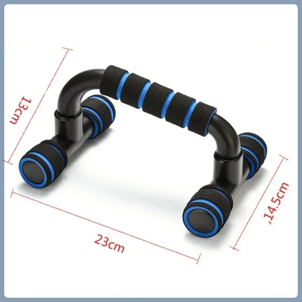 Small home fitness equipment for men, H-shaped foam push-up stand, chest muscle training, calisthenics equipment