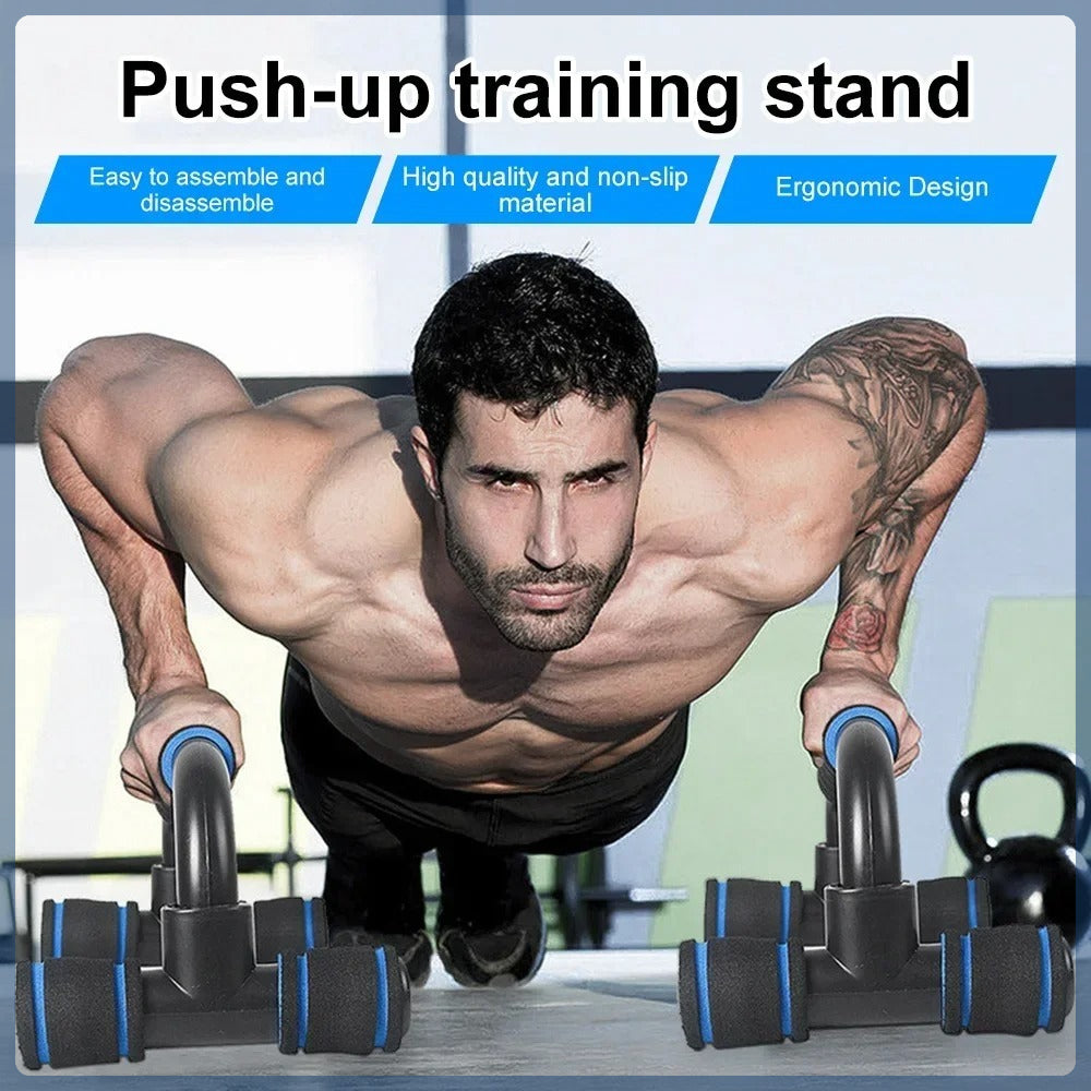 Small Home Fitness Equipment For Men Hshaped Foam Pushup Stand Chest Muscle Training Calisthenics E 1