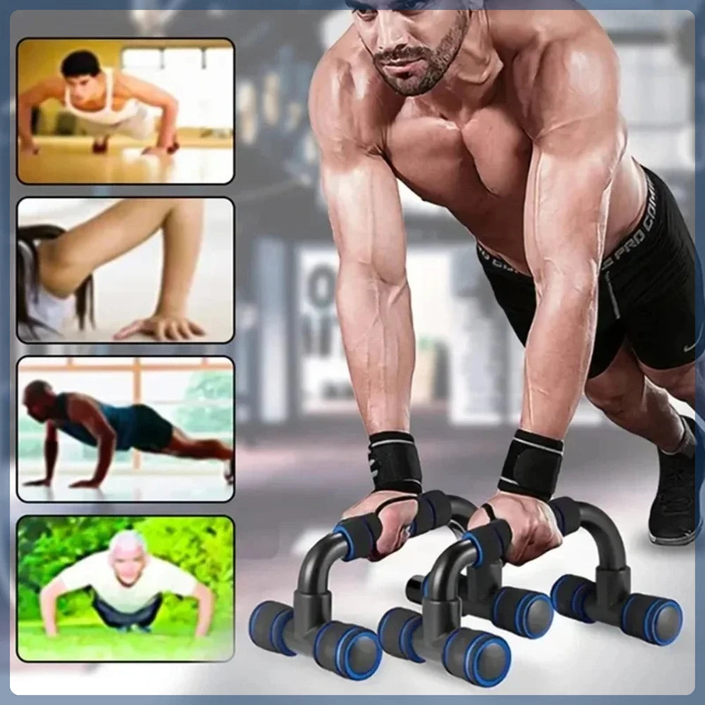 Small Home Fitness Equipment For Men Hshaped Foam Pushup Stand Chest Muscle Training Calisthenics E 4