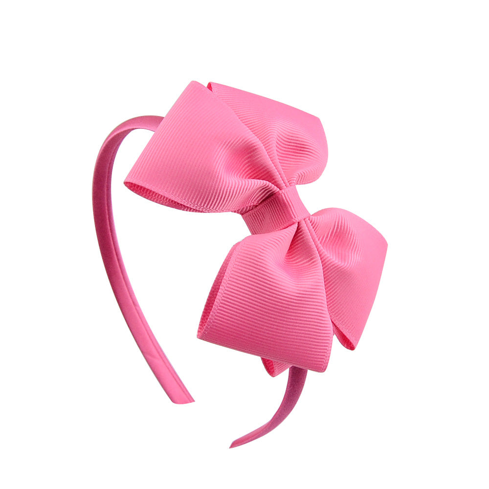 Handmade Hair Bows For Baby Girls Cute Bowknot Headband Headwear 7