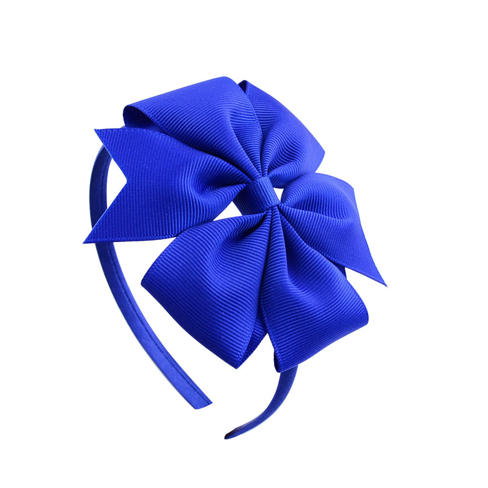 Handmade Hair Bows For Baby Girls Cute Bowknot Headband Headwear 8
