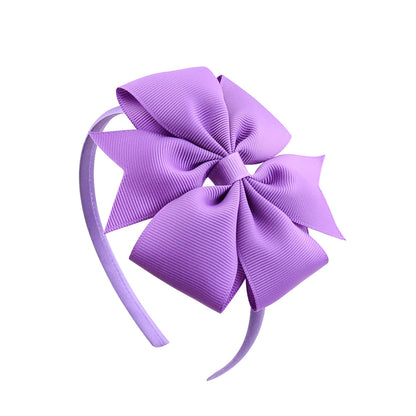 Handmade Hair Bows For Baby Girls Cute Bowknot Headband Headwear 11