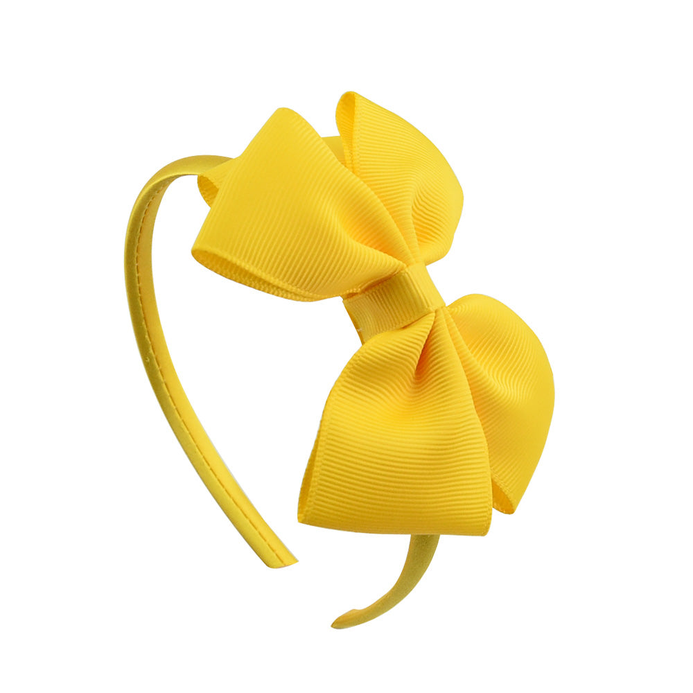 Handmade Hair Bows For Baby Girls Cute Bowknot Headband Headwear 15
