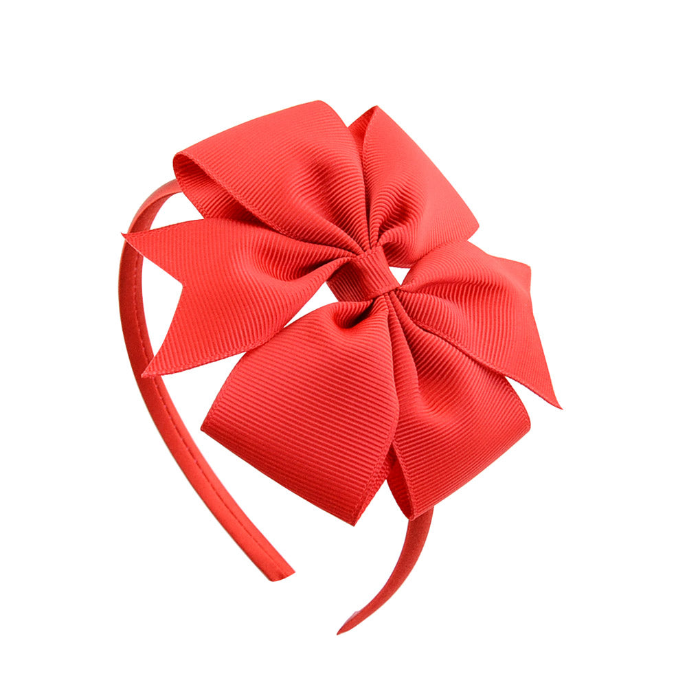 Handmade Hair Bows For Baby Girls Cute Bowknot Headband Headwear 17