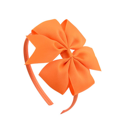 Handmade Hair Bows For Baby Girls Cute Bowknot Headband Headwear 18