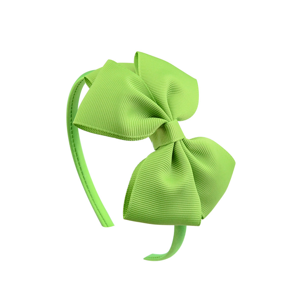 Handmade Hair Bows For Baby Girls Cute Bowknot Headband Headwear 21