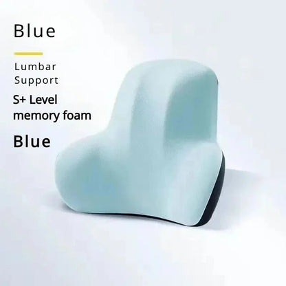 Memory Foam Lumbar Cushion  MultiScene Pain Relief For Car Office Gaming Chairs  Postpartum Support 5