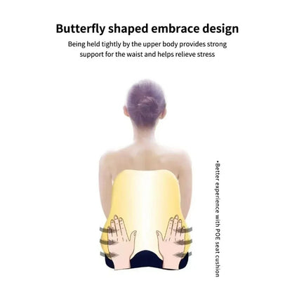Memory Foam Lumbar Cushion  MultiScene Pain Relief For Car Office Gaming Chairs  Postpartum Support 2