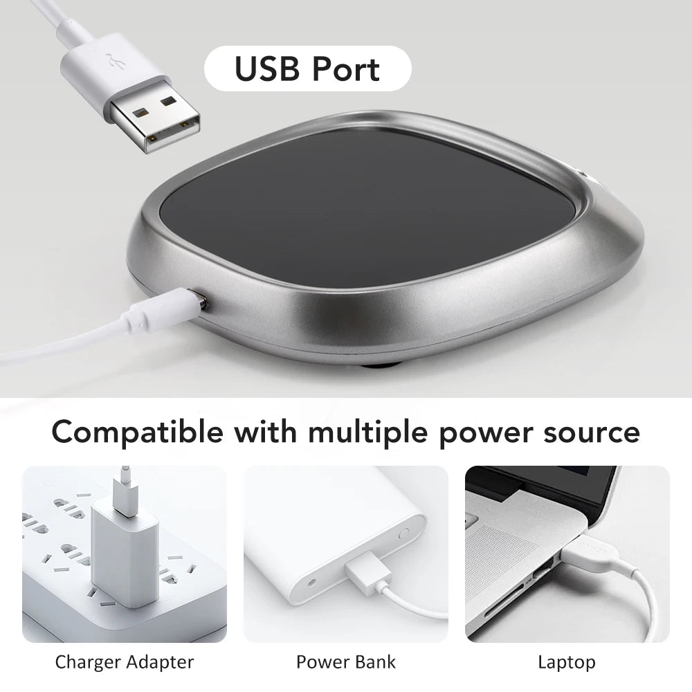 Coffee Mug Warmer Heating Coaster Cup Warmer For Home Office Electric Milk Tea Cup Cup Heater Desk  4