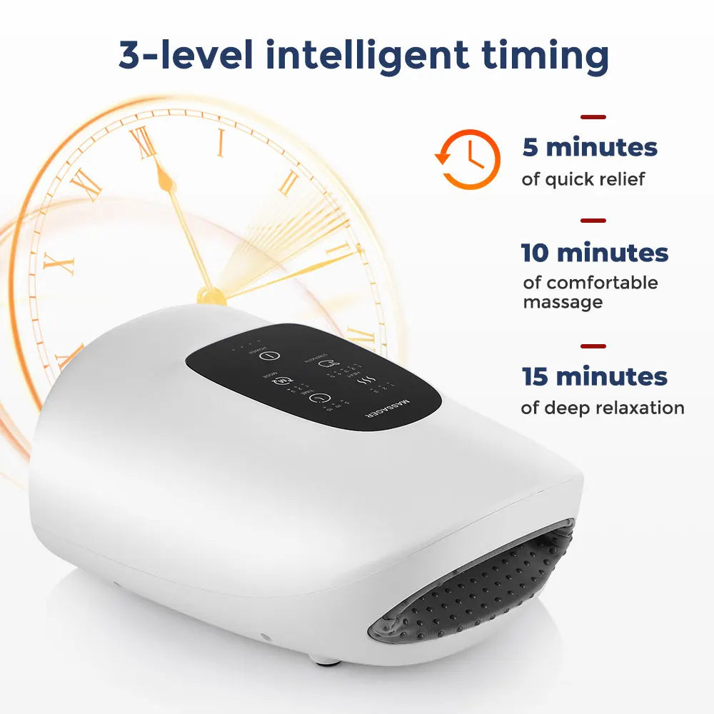 Electric Hand Massager Airbag Hot Compress Massager Air Compression Vibration Massage For Finger Pa 3
