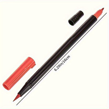 Watercolor Markers Set artVibrant Double-Ended Markers for Drawing, Durable Plastic Bodies, Ideal Christmas Gift