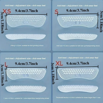 Upgrade Silicone Heel Stickers AntiSlip Heel Cushions For Women And Men 1