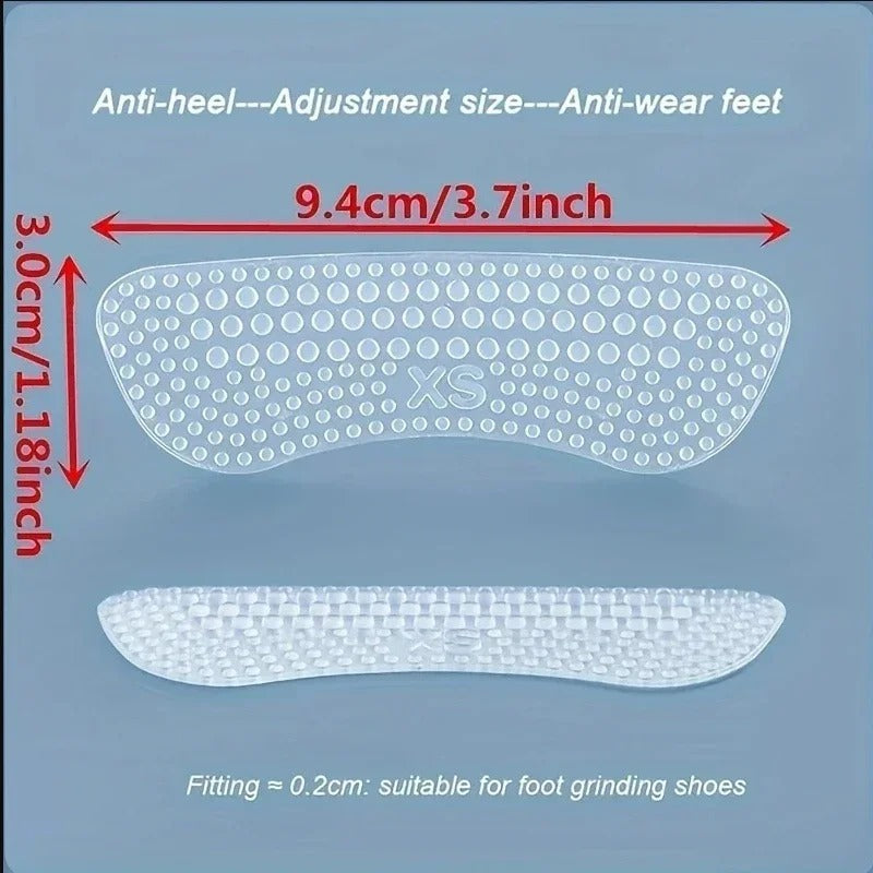 Upgrade Silicone Heel Stickers AntiSlip Heel Cushions For Women And Men 2