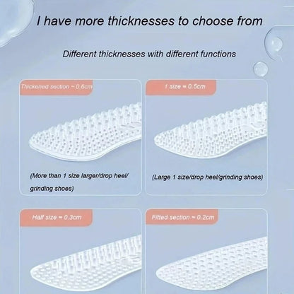 Upgrade Silicone Heel Stickers AntiSlip Heel Cushions For Women And Men 3