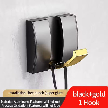 Folding NailFree Door Hook Rack OvertheDoor Towel  Clothes Hanger 7