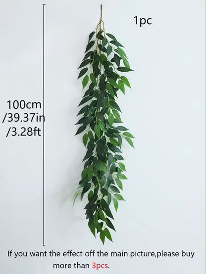 ItalianStyle Silk Ruscus Garland  Lush Hanging Greenery For Home  Event Decor 5