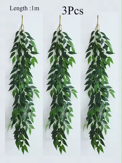 ItalianStyle Silk Ruscus Garland  Lush Hanging Greenery For Home  Event Decor 6