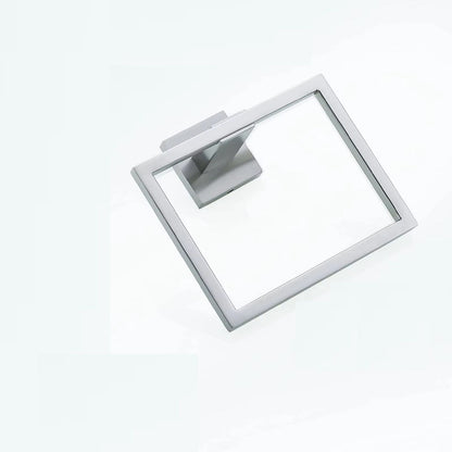 Modern Square Towel Hanger Stainless Steel Towel Ring Hand Towel Holder For Bathroom Storage 6