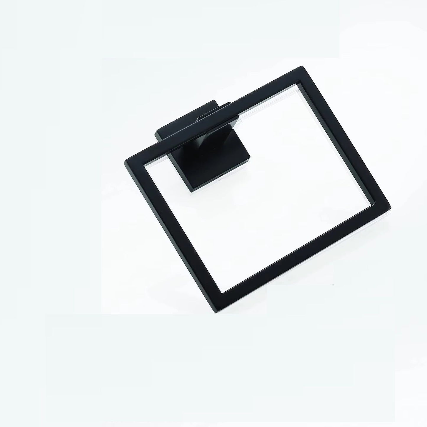 Modern Square Towel Hanger Stainless Steel Towel Ring Hand Towel Holder For Bathroom Storage 7