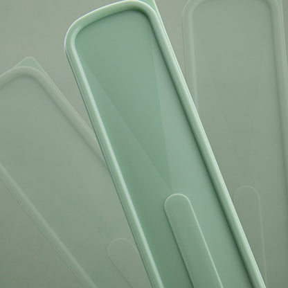 Drop-resistant Tableware Box, Portable Cutlery Case, Flip Cover Spoon Storage, Environmental Household Box