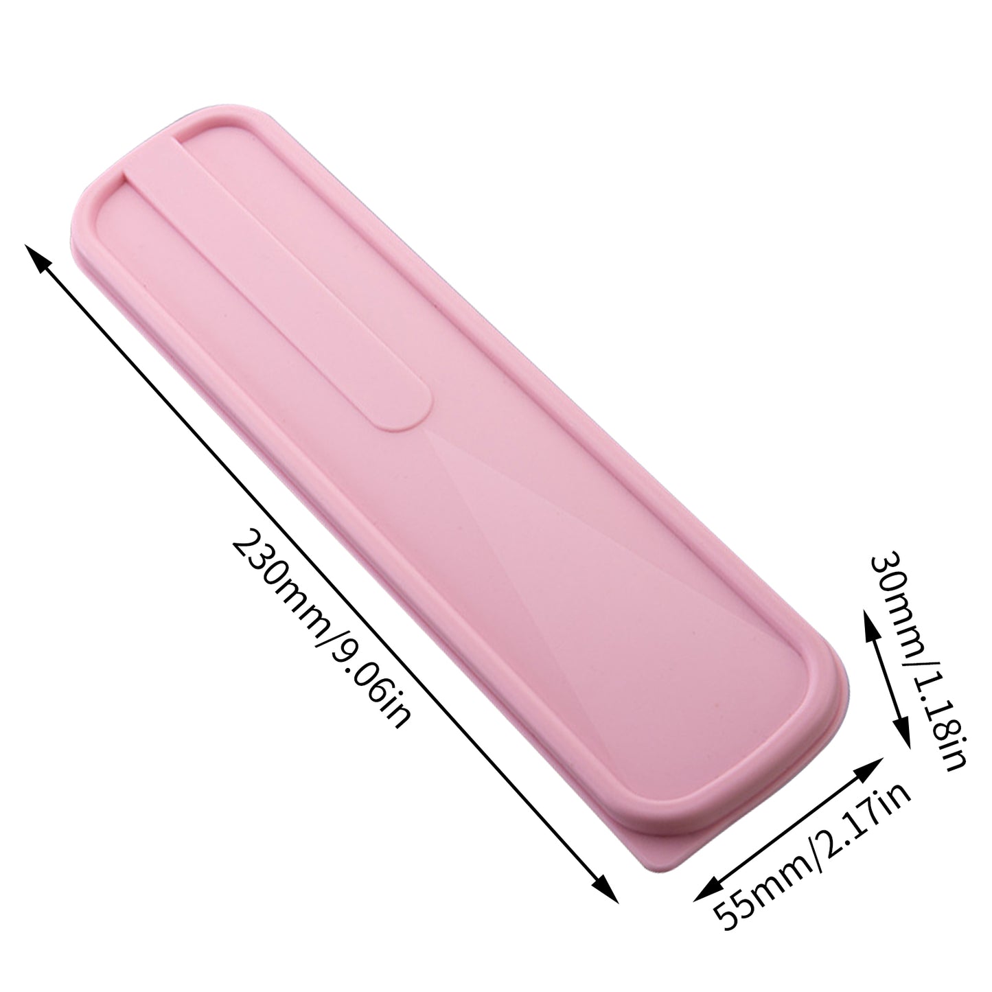 Drop-resistant Tableware Box, Portable Cutlery Case, Flip Cover Spoon Storage, Environmental Household Box