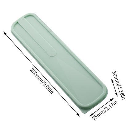 Drop-resistant Tableware Box, Portable Cutlery Case, Flip Cover Spoon Storage, Environmental Household Box