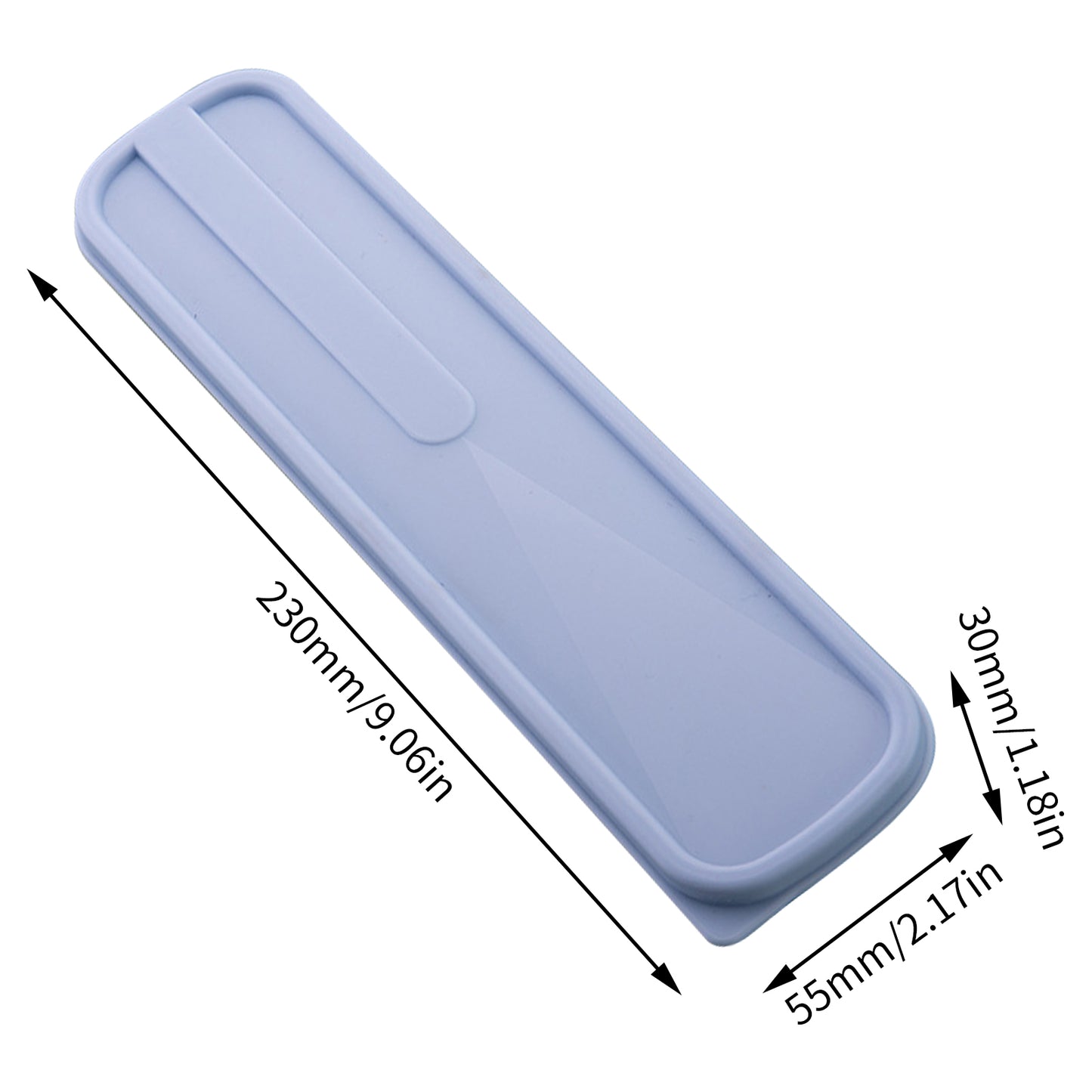 Drop-resistant Tableware Box, Portable Cutlery Case, Flip Cover Spoon Storage, Environmental Household Box