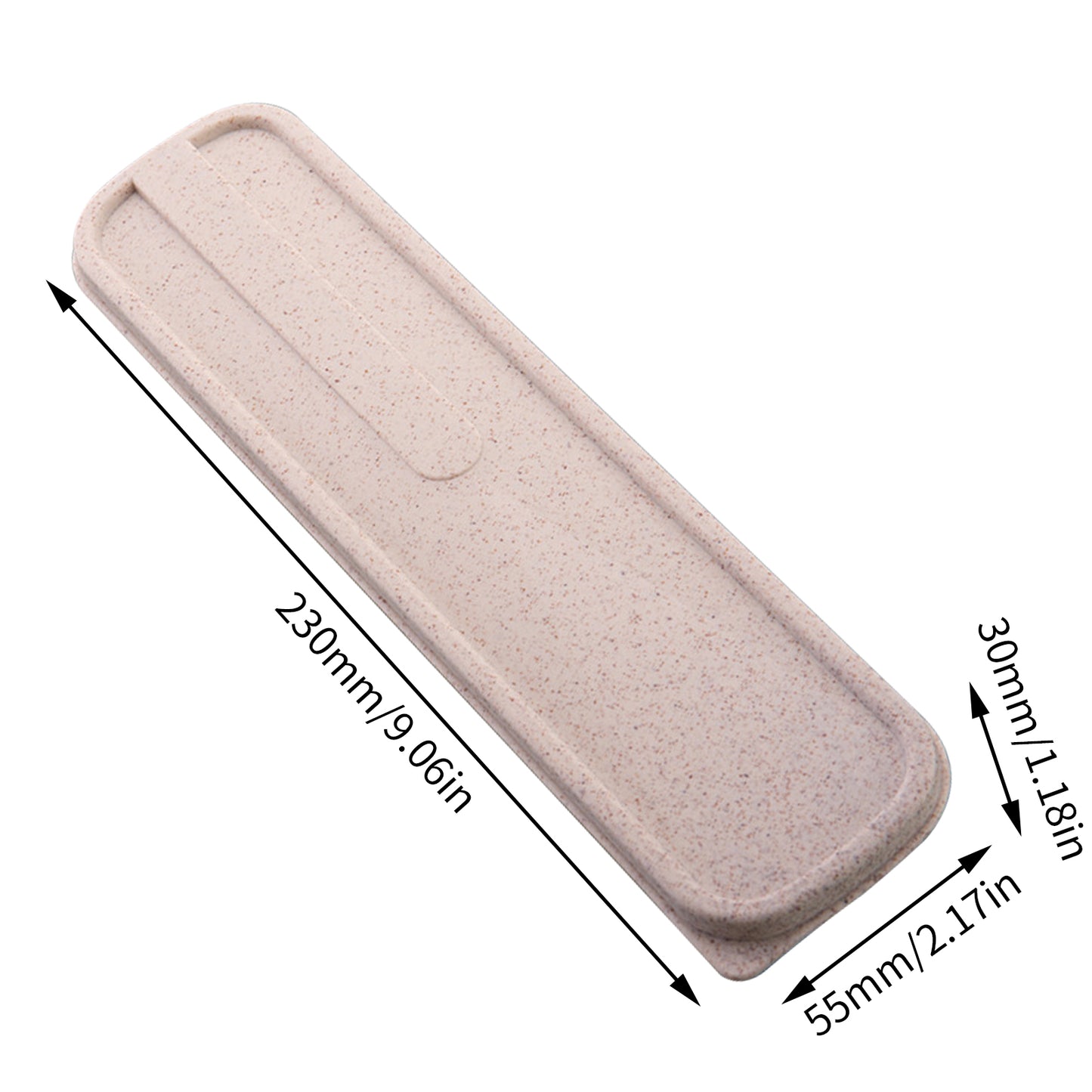 Drop-resistant Tableware Box, Portable Cutlery Case, Flip Cover Spoon Storage, Environmental Household Box
